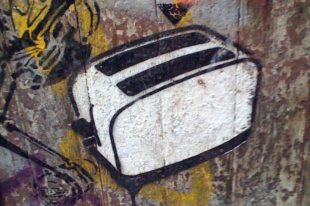 toaster graffiti