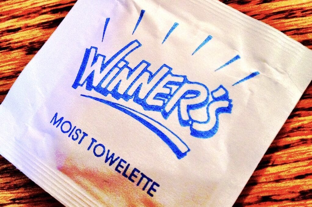 photo of moist towelette packet