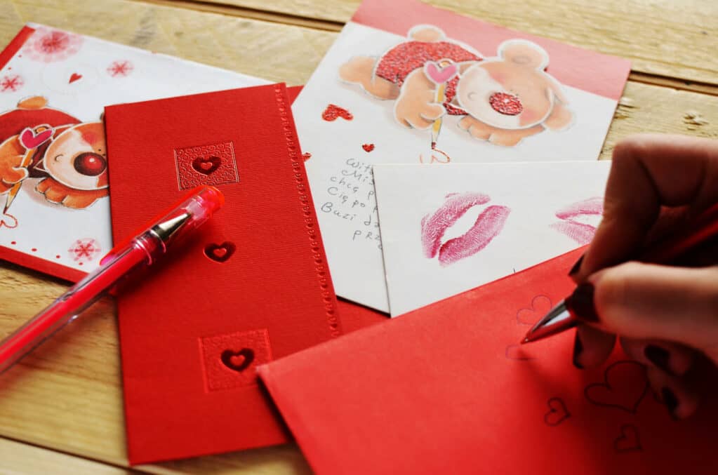 photo of love letters