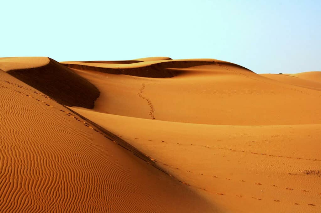photo of a desert