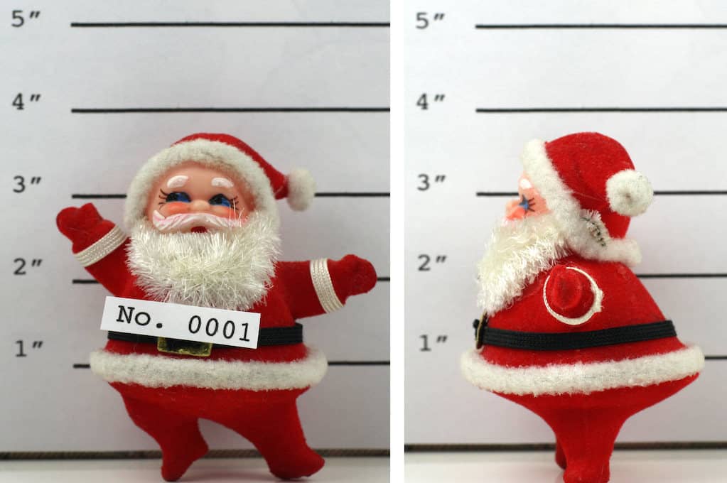 police photo of Santa