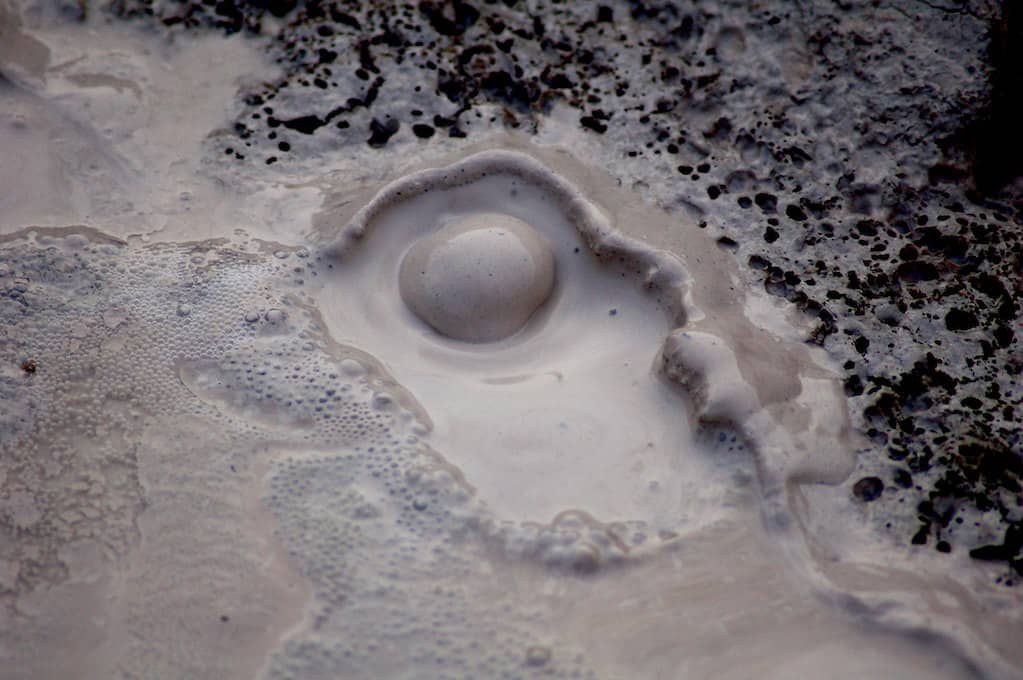 photo of Inverted Fried Egg Mudpot Bubble