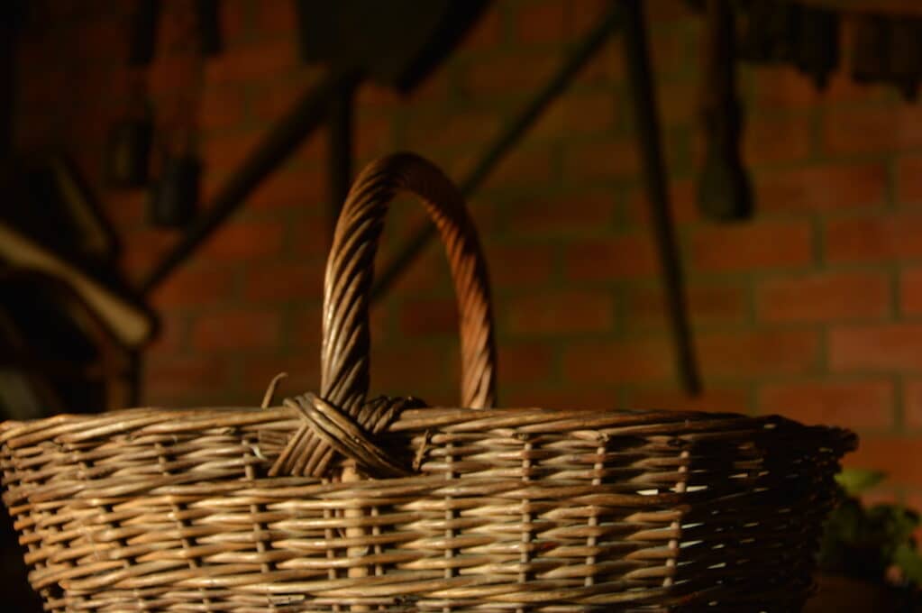 photo of a picnic basket