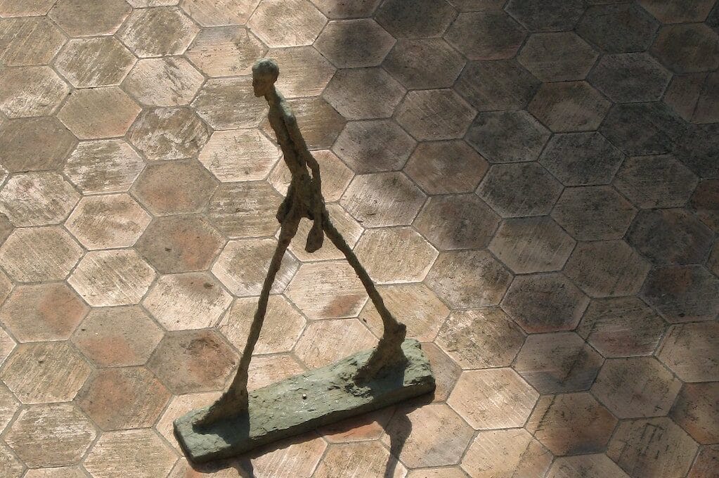photo of Giacometti sculpture
