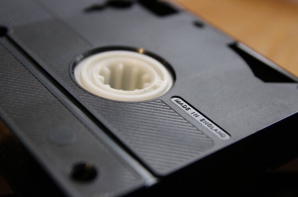 photo of a vhs tape
