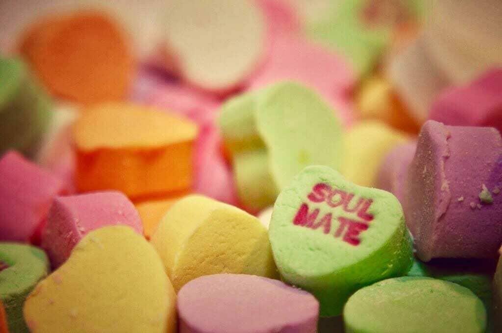 picture of candy Valentine hearts