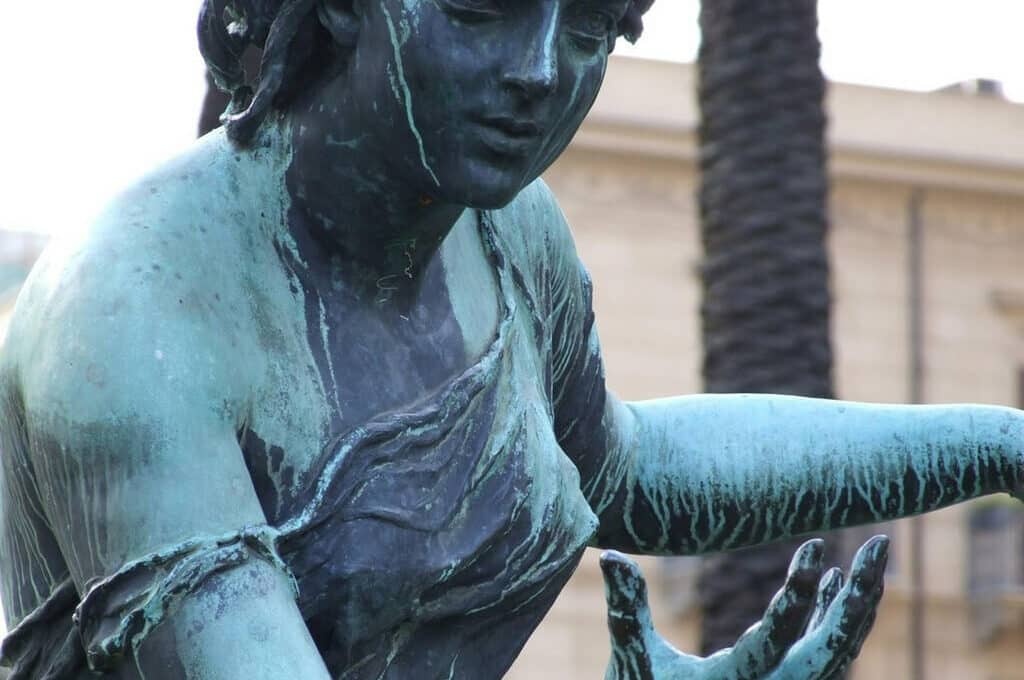 photo of female statue