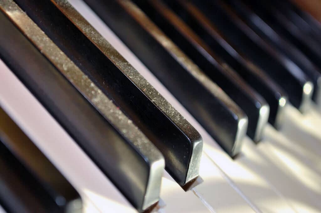 photo of piano keys