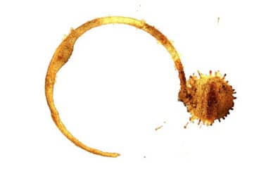 photo of coffee ring stain