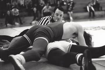 photo of wrestling match