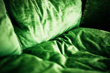 photo of green couch