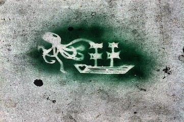 Kraken graffiti